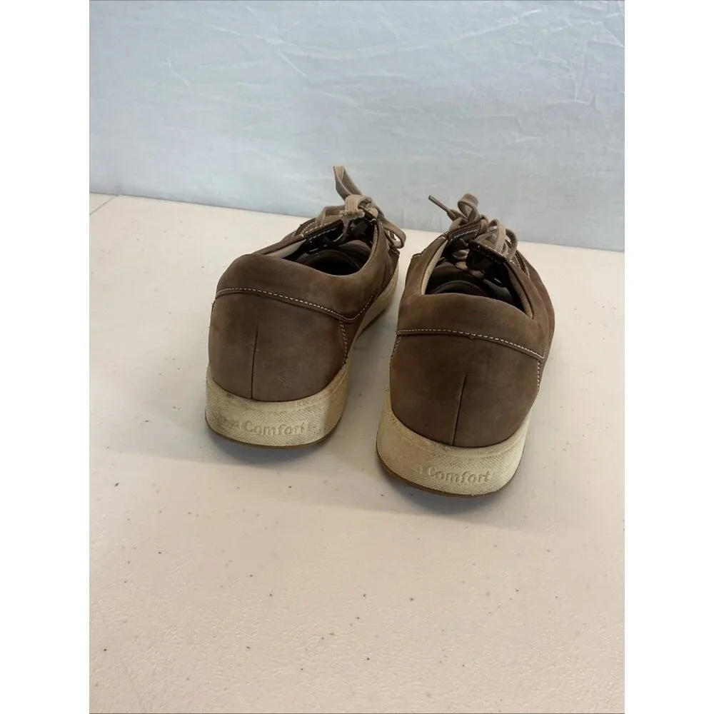 Finn Comfort Brown Leather Moc Toe Lace Up Shoes Size‎ 9.5 - Picture 6 of 12